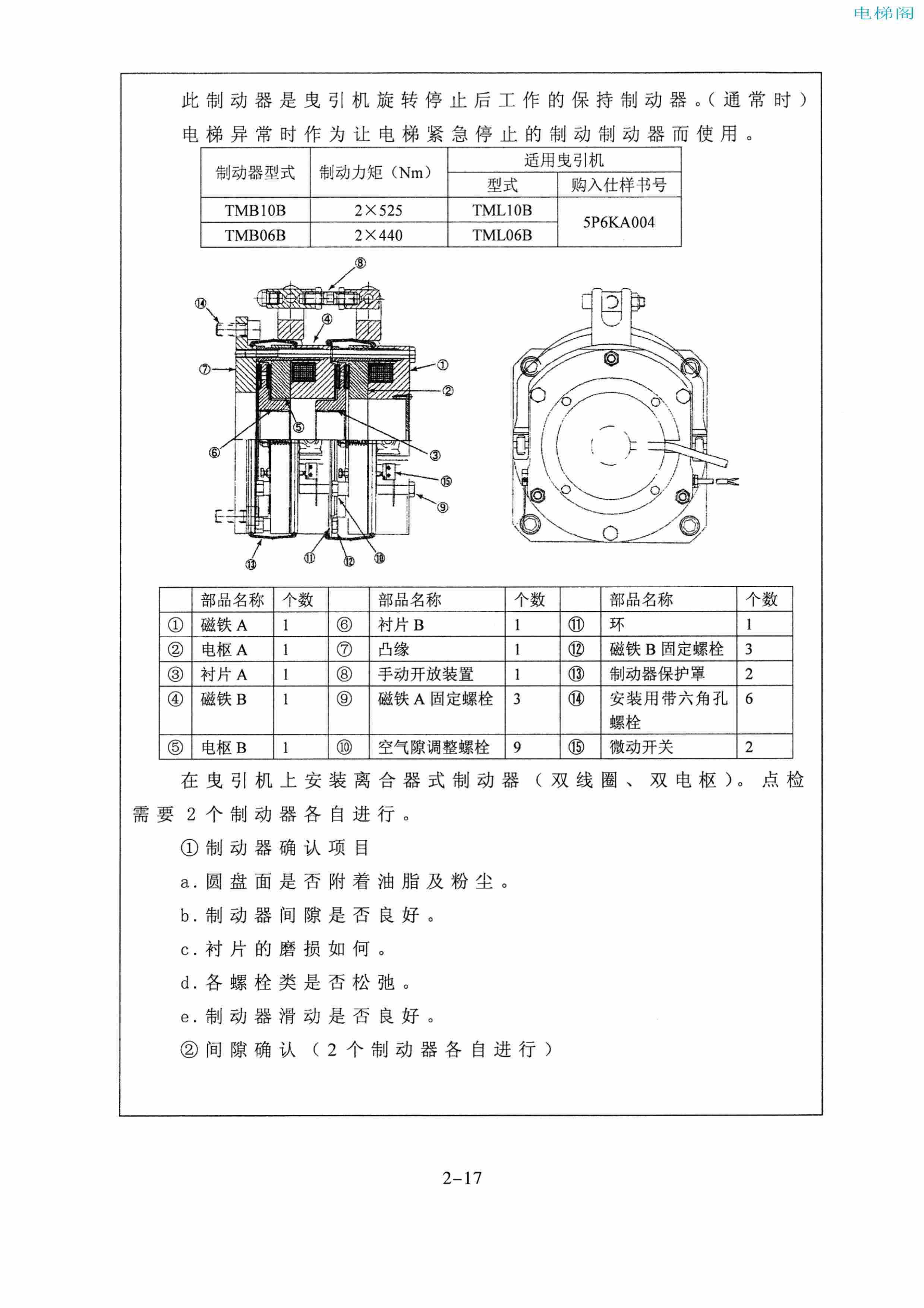 东芝电梯ELCOSMO-V（后对重）随机资料——使用、维护说明