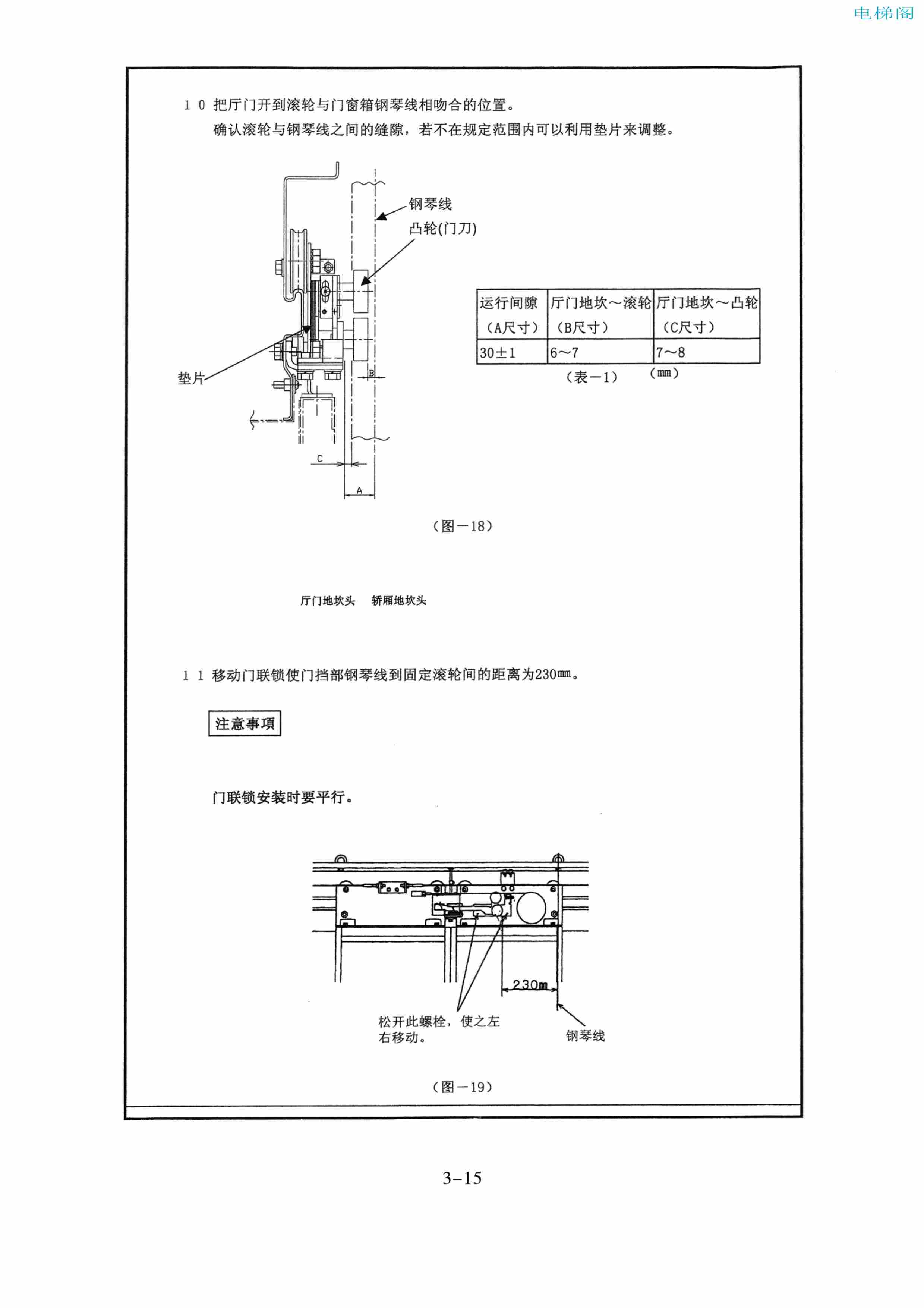 东芝电梯ELCOSMO-V（后对重）随机资料——安装说明书