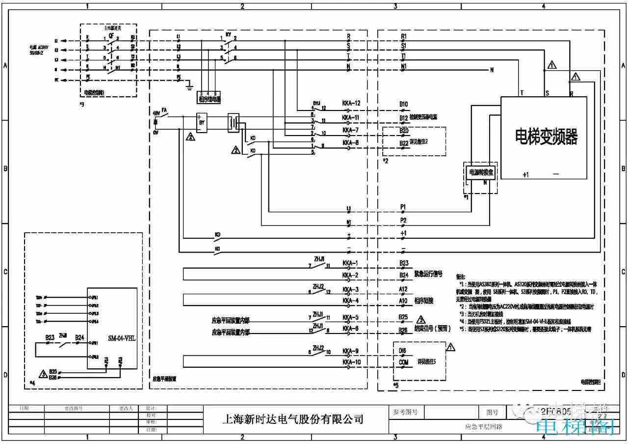 高清无码新时达AS380完整接线图（下）