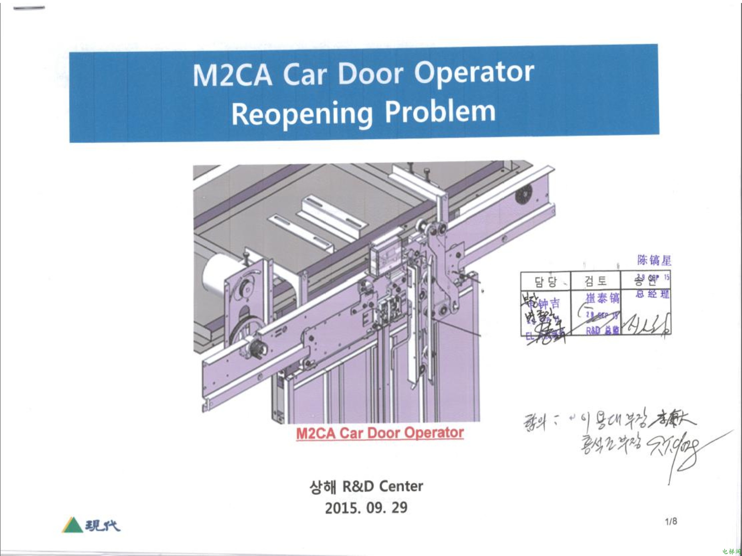 M2CA 门机频繁开关门问题